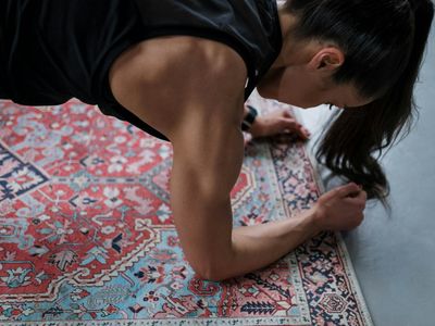 Man doing a plank exercise showing core strength focus